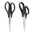 2-Pack RC Body Trimming Scissors - Sharp Steel Blades for Precise Cutting of Lexan Plastic Bodies, Ideal for RC Cars, Buggies, Helicopters, and More