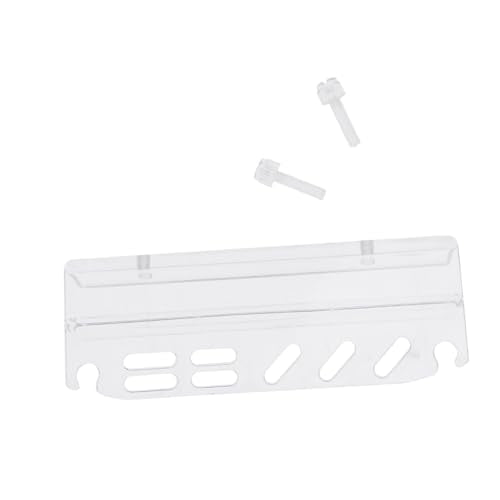 Kisangel Water Plant Tools Maintenance Kit Acrylic Holder Rack for Aquarium Tank Storage Shelves Fish Tank Decorations