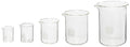 PYREX Griffin Borosilicate Glass Beaker - Low Form Graduated Measuring Beaker with Spout– Premium Scientific Glassware for Laboratories, Classrooms or Home Use- PYREX Chemistry Glassware, 5 Piece Set - size: 50mL, 100mL, 250mL, 600mL, 1L