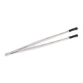 RSVP International Endurance Silicone Tipped Kitchen Tweezers Food Safe, Durable Stainless Steel, Heat Safe up to 475 Degrees F, 12" Length