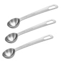 3 Pcs Stainless Steel Measuring Spoons – 5ml/1 Tsp Short Handle Scoops for Baking, Liquid Ingredients & Tea, Soup & Kitchen Cooking - size: 5ml(1 tsp)