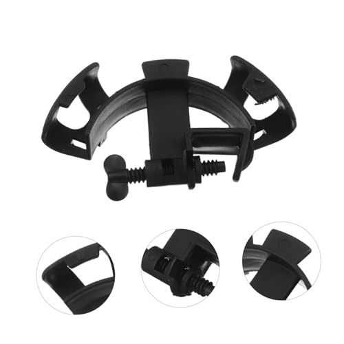 BESTonZON 2pcs Fish Tank Hose Tube Clip Mounting Clamp for Water Pipe Secure Aquarium Hose Holder Easy Installation Plastic Design