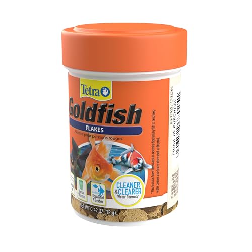 Tetra Goldfish Flakes, Nutritionally Balanced Diet For Aquarium Fish, Vitamin C Enriched Flakes, 0.42 oz - size: 0.42 Ounce (Pack of 1)