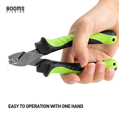 Booms Fishing CP2 Fishing Crimping Tool for Single-Barrel Sleeves, Green - style: Green Crimping Pliers Only