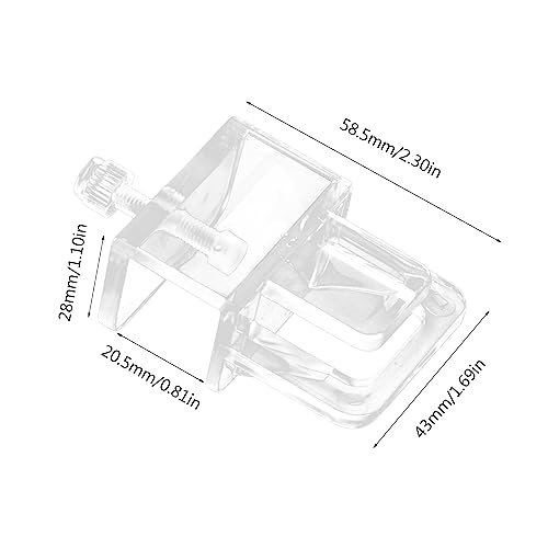6pcs Fish Aquarium Anti-Escape Net Clip Glass Acrylic Holder Bracket Tools for Aquarium Fish Anti-Escape Tool ABS