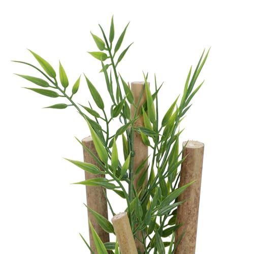 Aqua Décor Small Bamboo 23cm Artificial Aquarium Plant with Weighted Base for Easy Planting and Display
