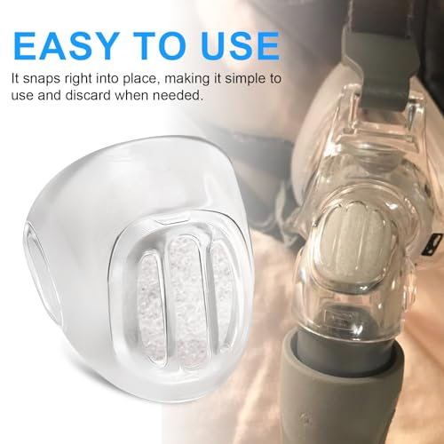 Elbow Cover & Diffusers Compatible with Fisher & Paykel Eson Nasal CPAP Mask, Diffuser Filters Replacement for Fp400Hc228 F & P Eson Pilario Q, 1 Elbow Cover + 10 Filters
