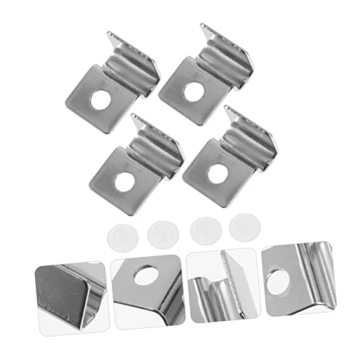 4pcs Fish Tank Cover Brackets Aquarium Lid Clips for Secure Support Easy Installation Stability for All Types of Aquariums