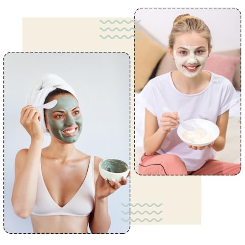 Patelai 50 Pieces Cosmetic Spatula Disposable Makeup Frosted Tip Spatula Plastic Makeup Tools Spoon Cosmetic Mask Spatulas Facial Cream Scoop Mask Spoon Stick for DIY and Sampling(Transparent) - color: Transparent
