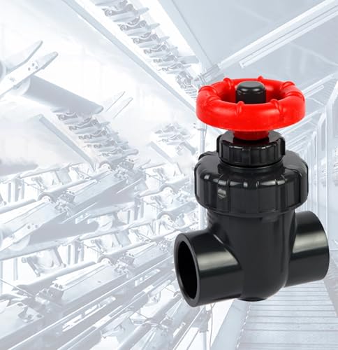 UPVC Gate Valve, ID 25/32/40mm Gate Valve Precision Flow Control, PVC Sluice Valve Garden Irrigation Aquarium(ID32mm) - size: ID32mm