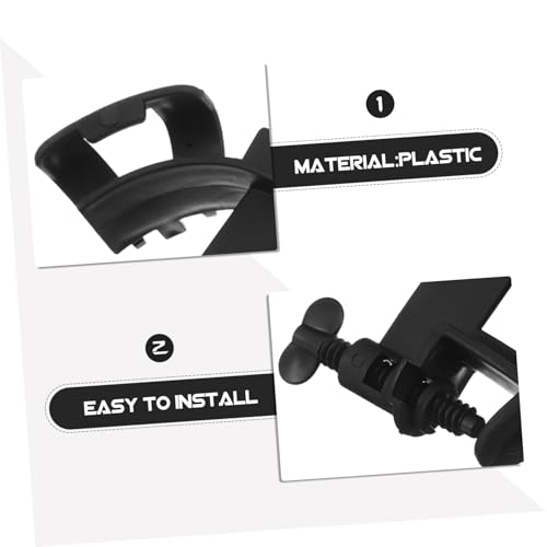 Kisangel 2pcs Aquarium Hose Fixing Clamp Water Pipe Holder for Fish Tank Secure Fastening Clip for Hose Sturdy and Water Pipe Support for Use