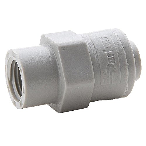 Parker A5FC6-MG Push-to-Connect All Plastic FDA Compliant Fitting, True Seal, Tube to Female Pipe, Acetal, Push-to-Connect and Female Pipe Connector, 5/16" and 3/8"