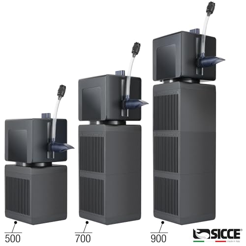 Sicce Shark PRO 700 Internal Aquarium Filter 190 GPH Submersible | Up to 53 Gallons | in-Tank Freshwater and Saltwater Application with Dual Removable Filter Cartridges | Fish Tank Turtle Terrarium - size: Shark PRO 700