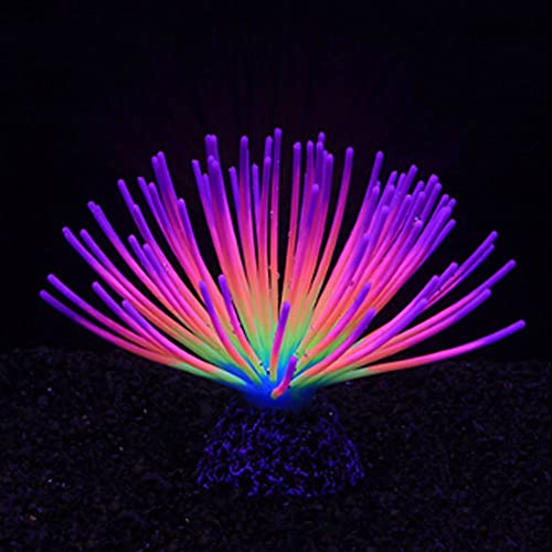 Fish Aquarium Decor Plant Underwater Landscape Fish Tank Ornaments for Home(Multicolor-S)