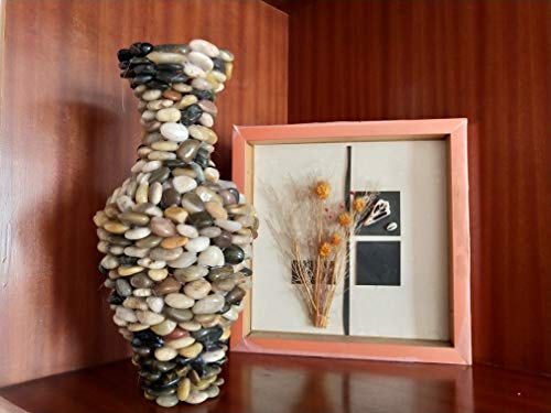 Pebbles Polished Gravel, Natural Polished Mixed Color Stones, 0.5-1.2 inch Small Decorative River Rock Stones 5 Pounds (80-Oz) - color: Mixed Color, size: 5 LB