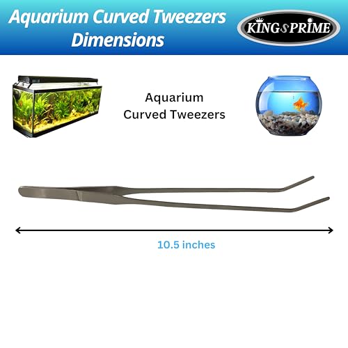 Aquarium Aquascaping Tools, Long Stainless Steel Tweezers Scissors Spatula Aquatic Plants Set for Fish Aquariums Tank and Terrarium. (Silver)