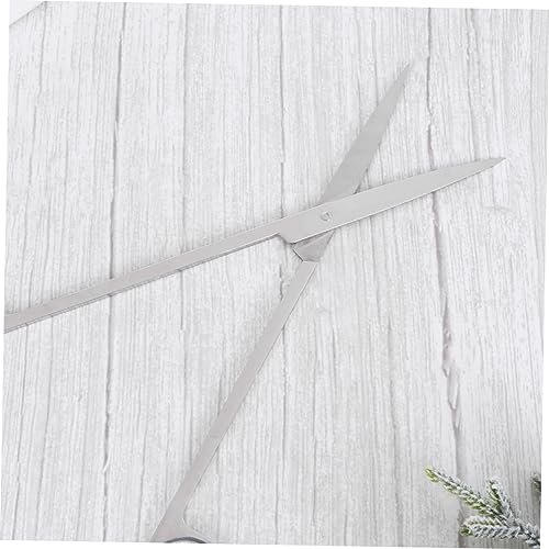 BESPORTBLE Mirror Cutting Scissors Stainless Steel Aquatic Plant Tongs Fish Tank Plant Scissors for Aquarium Maintenance
