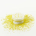 Yellow Broken Glass Transparent Glitter Sprinkles,2-4mm Mini Crushed Glass Irregular Blunt,Used in Nail Art Phone Case Candlestick Decor,and Mosaic Painting,Geode Craft Making Bead. (100g) - color: yellow