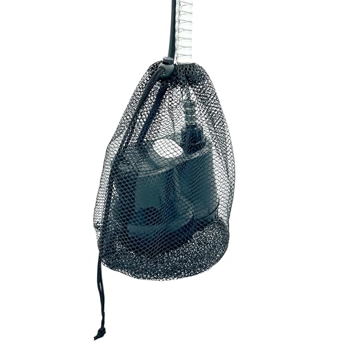 Jokari Nylon Pool Pump Filter Protection Mesh Bag with Sponge Base for 6x6x8 Inch Filters. Prevents Clogging, Protects Pump from Large Debris. Durable, Easy-to-Use Net Cover for Cleaner Pools