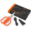 KastKing Paradox 4.5-Inch Fishing Scissors, Stainless Steel Precision Fishing Line Cutters With Non-Slip Grip, Protective Sheath, and Neck Lanyard, Small Scissors for Braided Fishing Line - style: A: 4.5" Braid Scissors
