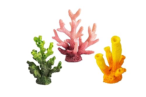 CNZ® Artificial Coral Plant for Fish Tank Decorative Aquarium Reef Ornament (10-Piece Assorted Coral) - color: 10-piece Assorted Coral