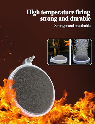 UPETTOOLS Boxtech Aquarium Air Stone Fish Tank Bubbler Small Nano Air Bubble Stone Super-High Dissolved Oxygen Diffuser Makes Super Tiny Bubbles 2 Inch - size: 2 Inch