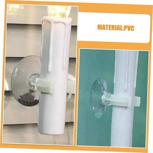 9pcs Aquarium Tube Clips Transparent Holders for Air Pump Tubing Firmly Secures Water Pipes Stability Enhancer for Fish Tank Decor and Functionality - size: 4.50X3.00X2.00CM