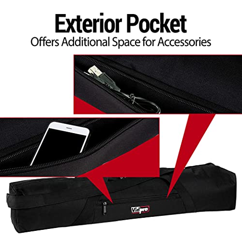 VidPro 35 inch Tripod Carrying Case with Strap for Bogen-Manfrotto, Sunpak, Vanguard, Slik, Giottos and Gitzo Tripods - size: 35" Long