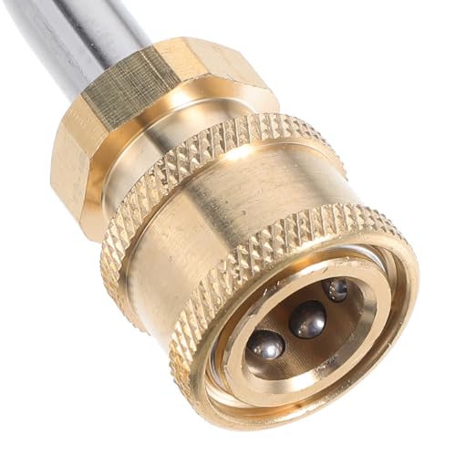 VANZACK 90 Degree Curving High Pressure Water Gun Spray Lance Extension Bar 1/4 Quick Connect Replacement Wand for Car Wash Home Cleaning Agricultural Irrigation