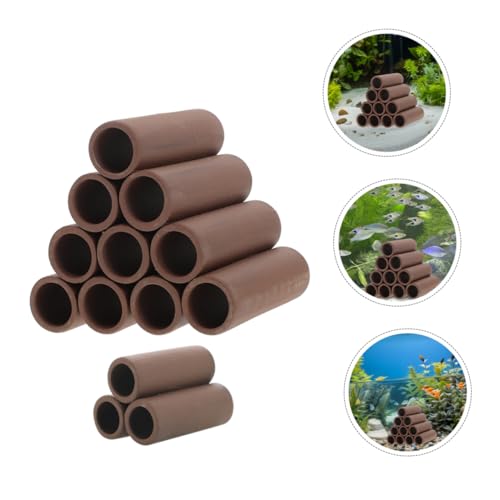 Kisangel 2pcs Aquarium Shrimp Breeding Shelter Durable Hideaway Cave for Fish Tank Attractive Shrimp Habitat Decor Easy Install Spawning Tube for Optimal Breeding Environment