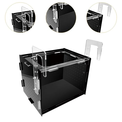 Fish Breeding Box Hatchery Sturdy Clear Acrylic Separation Incubator Isolation Box for Clownfish Betta Baby Fish Guppy, 20x15x15cm - size: 20x15x15cm