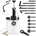 3L Transmission Fluid Pump Kit, Fluid Transfer Pump with 13PCS ATF Adapters, Manual Transmission Oil Pump for Automotive Oil Filling System, Manual ATF Fluid Transfer Pump for Oil