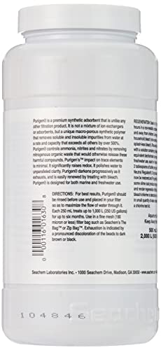 Seachem Purigen Organic Filtration Resin - Fresh and Saltwater 500 ml (116016308) - size: 500 ml