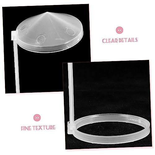 Abaodam 5pcs Mist Maker Water Fountain Mister Rockery Humidifier Splash Guard Splash-Bracket for Rockery