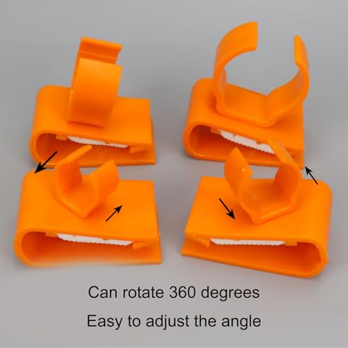 Adjustable Clamp Clip on Fastener for Aquarium Lights Tube Office Cables Bathroom Light Organization - style: 4 model