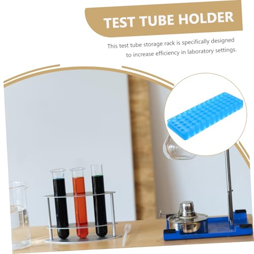 PRETYZOOM Test Tube Holder Rack Slot Organizer for Testing Tubes Storage for Scientific Experiments and Laboratory Use