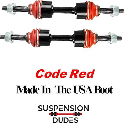 Suspension Dudes 6 PC Front Sway Bar Stabilizer CODE RED EXTREME OEM Bracket/Bushing Kit FITS F-150 2WD 2009-2014 K750074 K200846 - size: CODE RED Bracket + Link / 34 MM Bar