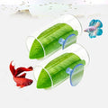 CousDUoBe 2 Pack Betta Fish Acrylic Tube Tunnel,Betta Fish Leaf Pad Simulating The Natural Habitat for Betta Spawning Grounds Breeding Resting Bed，Betta Toys Shelter Hideaway, Clear, 2Pca-SD - style: 2 Pack