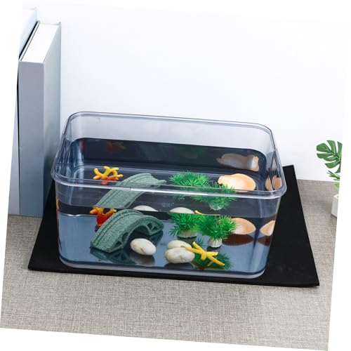 Toyvian Shockproof Aquarium Mat Thick Non Slip Fish Tank Leveling Pad Bottom Cushion for Optimal Absorption and Heat Preservation