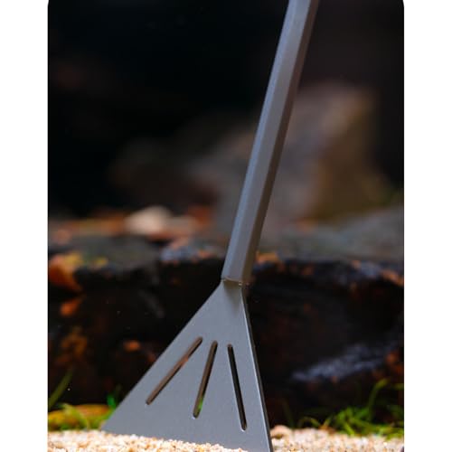 XISAOK Durability Stainless Steel Sand Tool for Fish Tanks and Outdoor Gardening with Ergonomic Plant Shovel - color: 30cm