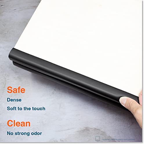 Roving Cove Slimfit Edge Protector for Baby Proofing (9ft Small Edge Only), Soft Rubber Foam Furniture Edge Bumper Guard, Desk Edge Cushion, 3M Adhesive, Onyx Black - color: Onyx Black, size: Small 9 Foot (Pack of 1)