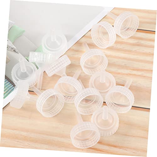 BESPORTBLE 25pcs Shrimp Incubator Caps Practical Hatching Bottle Caps for Fish Tank Easy to Use Shrimp Breeding Tools Fits Standard Beverage Bottles Plastic Material
