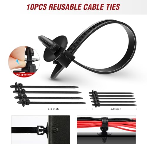 Nilight 900Pcs Car Push Retainer Clips Auto Fasteners Kit Included 24 Sizes Nylon Bumper Fender Rivets Door Trim Panel Clips with 5 Fasteners Remover 10 Cable Ties for Toyota GM Ford Honda Chevy - color: 900Pcs