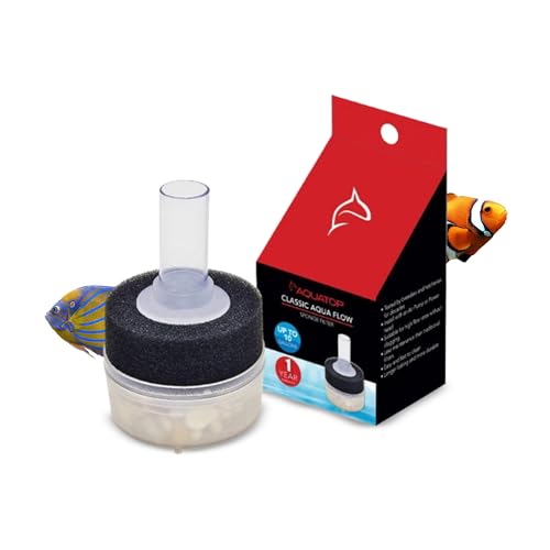 Aquatop Internal Sponge Filter for Aquariums – for Tanks Up to 10 Gallons, Easy to Clean and Maintain, Economical and Durable Filtration, CAF-10