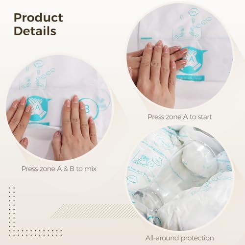 Foam Bags For Shipping 8 PCS 20×24 Inch, Handy Temperature-Activated Expanding Pouches, Instant Pack Quick Packaging - Protective Parcel Solution - color: 8 PCS, size: 24 × 20 inch