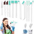 11 Pcs Humidifier Cleaner Brush Set, Crevice Cleaning Brush Small Detail Cleaning Brushes for Humidifiers, Keyboards, Tiles, Bottles & Tight Spaces | Portable Home/Travel Clean Tools