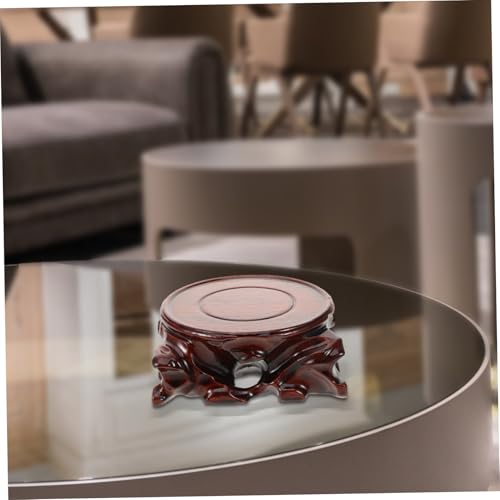 Ciieeo Small Wooden Display Base for Teapot Decor Wooden Stand Versatile Wood Pedestal for Storage Showcase for Home Office Desk Decor