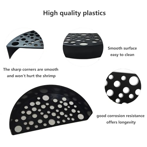 2 Pcs Aquarium Accessories Shrimp Cave,Fish Hiding Tools Supplies,Shrimp Tank Accessories for Shrimps Protection Aquarium Decoration