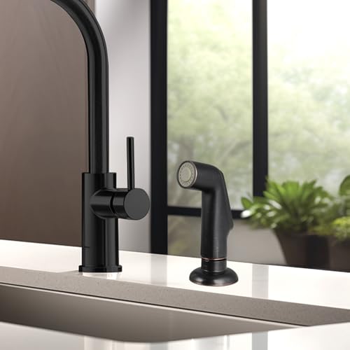 Hygie Rinse Universal Fit Kitchen Sink Spray Attachment, Kitchen Sink Side Sprayer Head Compatible with Delta, Moen, Kohler and Other OEM Brands Spray Head, Oil Rubbed Bronze - color: Oil Rubbed Bronze, style: Nozzle Head Only