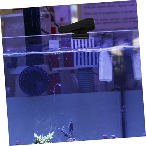 Toyvian 6pcs Aquarium Seaweed Clip Plastic Hose Clamps Tube Clamp Aquarium Filtration Hose for Dosing Pump Tube Holder - color: Black